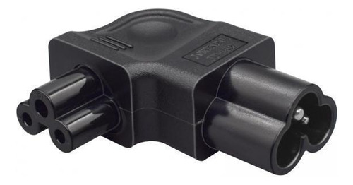 5 Convertidor Adaptador De Corriente Iec320 C6 A C5 Curva