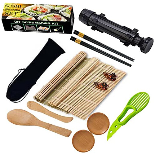 Kit Hacer Sushi, 2 Esteras De Bambú Sushi, Fabricante ...