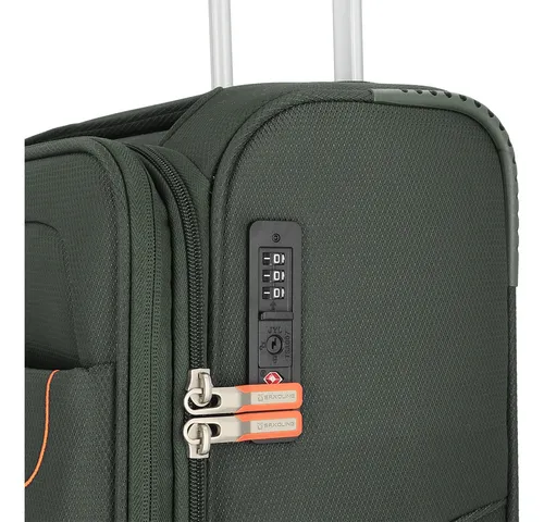 Maleta De Cabina Saxoline Vortex Verde