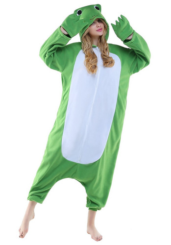 Canasour Unisex Adulto Anime Pijamas Rana Verde-disfraz De U