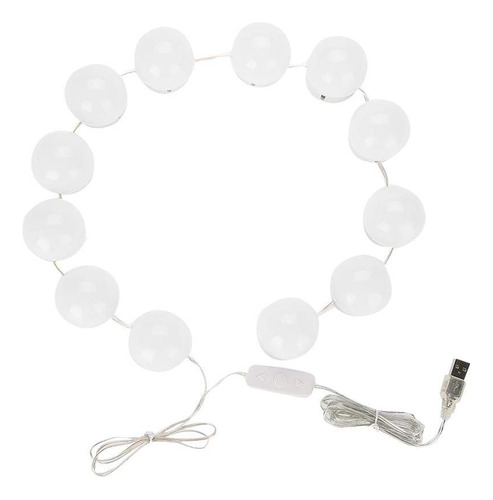 Kit De Luces De Espejo De Tocador, 12pcs 15 Nivel Regul...