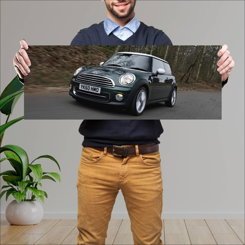 Cuadro 30x80cm Auto 2010 Mini Cooper Uk Auto 87