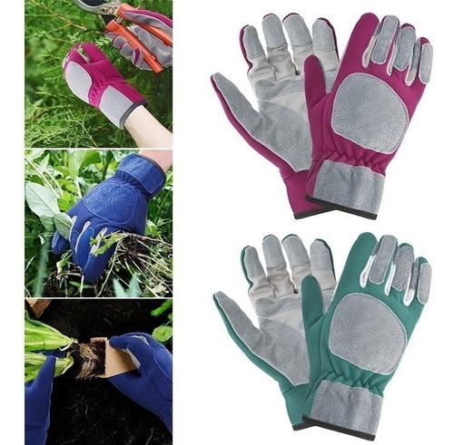 Guantes Largos De Jardinería Rosa Podar A Prueba De Espinas