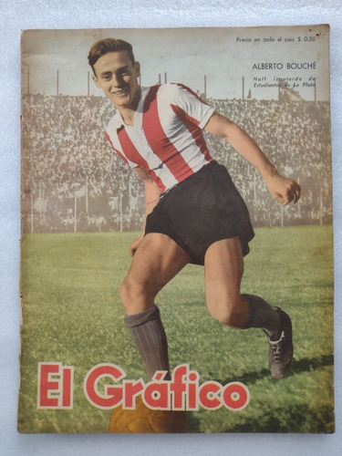 Revista El Gráfico Tapa Jugador De Estudiantes De La Plata