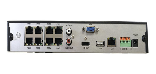 Imagen 2 de 2 de Nvr 8ch Poe 16ch Ip 4k 1a P2p H265+ Alarma