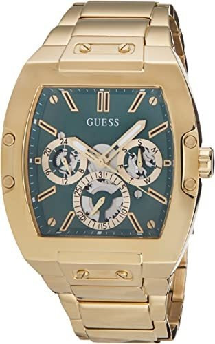 Guess Reloj Multifunción Para Hombre En Tono Dorado Y