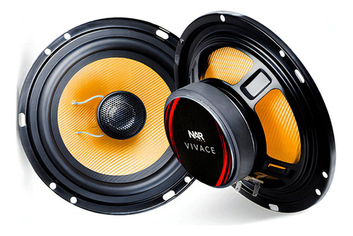 Par Alto Falantes Nar Audio Coaxial 6 Pol Vivace 60w 4 Ohms