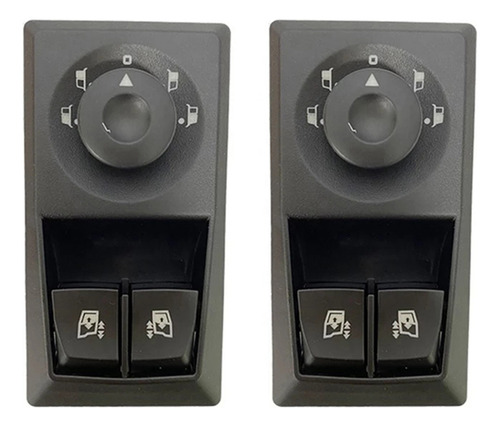 Interruptor De Repuesto Para Panel De Puerta De Coche, 2 Uni