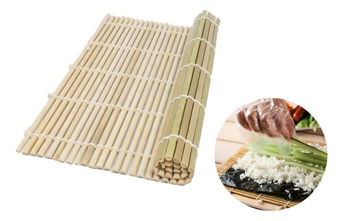 Tapete Para Sushi Makisu Bambu 24 X 24, Sm
