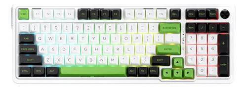 Teclado Redragon Eisa K686wgb-rgb-max Wireless Ingles Verde