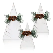 Comprar Decoración De Mesa Navideña, Árbol De Navidad De Madera Buch