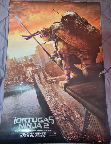 Poster Original Cine / Tortuninjas / Tortugas Ninjas / 2016