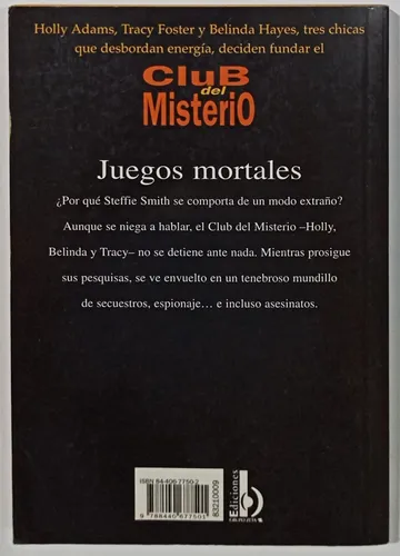 Club Del Misterio Juegos Mortales Kelly Juvenil Ed B Libro (Usado)