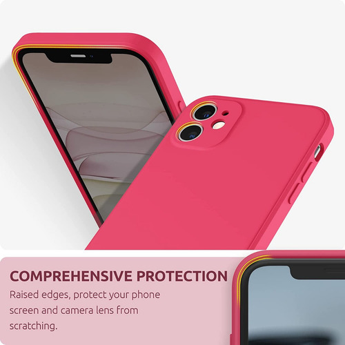 Imagen 2 de 10 de Carcasa Para iPhone 11 - Full Silicona Cubre Cámara