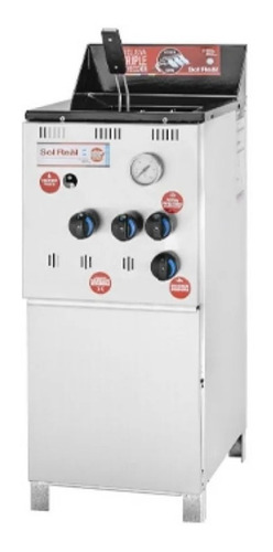Imagen 2 de 9 de Freidora Industrial Sol Real Triple Inyección 043 10 Lts Ge