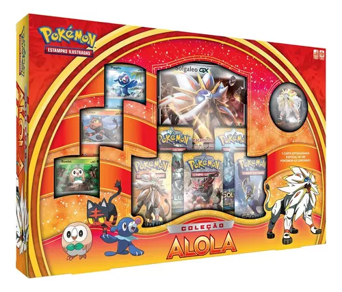 Carta Pokémon Lendário Solgaleo Gx Dourado Sol E Lua