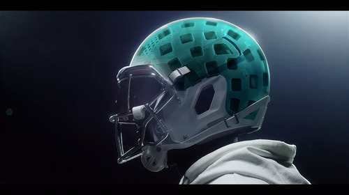 Casco De Fútbol Americano Vicis Zero2 Infantil Blanco