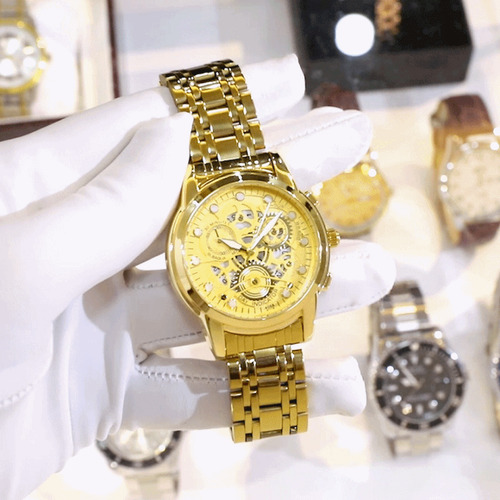 Relojes Para Hombre Relojes De Pulsera Automation Lujo De Al