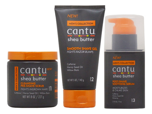 Cantu Hombres De La Coleccion De Afeitado 3 Paso Set