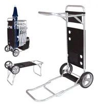 Comprar Carrito Playa Mesa Aluminio Porta Reposeras Conservadora 