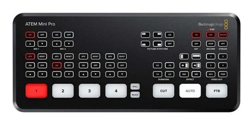 Blackmagic Design Atem Mini Pro Hdmi Live Tv/stream Switcher