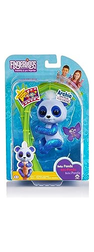 Wowwee Fingerlings Glitter Panda - Archie (azul) - Mascota I