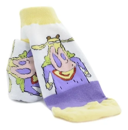 comprar Medias Cortas Cn Vaca Y Pollito Super Vaca Muy Lejano