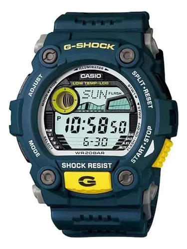 Relogio Casio Masculino G-shock G79002dr Cor da correia Azul Cor