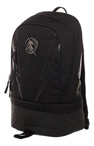 Dc Zoom Backpack - Black Polyester Backpack With Bottom Comp