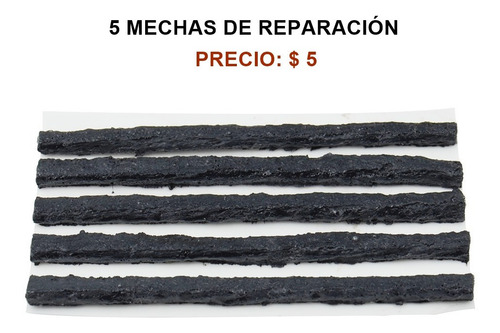Juego Reparación De Pinchazos Llantas Neumaticos 8 Piezas