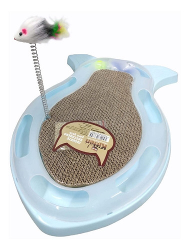 Juguete Rascadero Para Gato Kitten Con Ratón Y Cat Nip Color