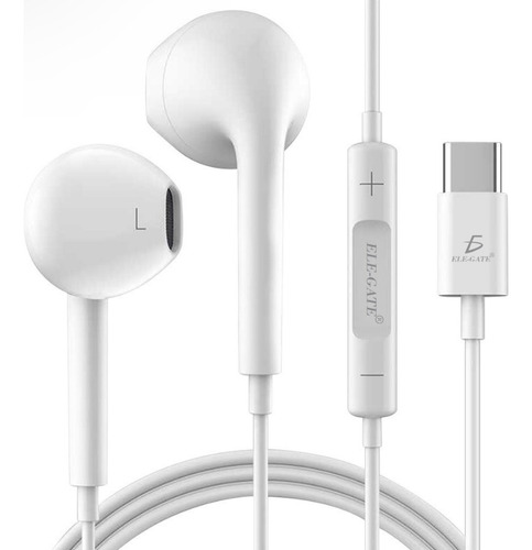 Audifonos Manos Libres Usb Tipo C Ele-gate Ear.20 Cable 1.2m