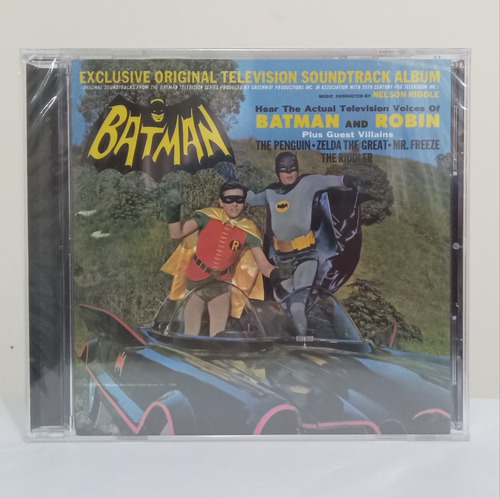 Cd Batman Original Television Soundtrack Nelson Riddle Nuevo