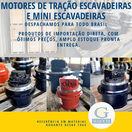 Motor De Tração Komatsu Pc200 Redutor Da Roda Motriz