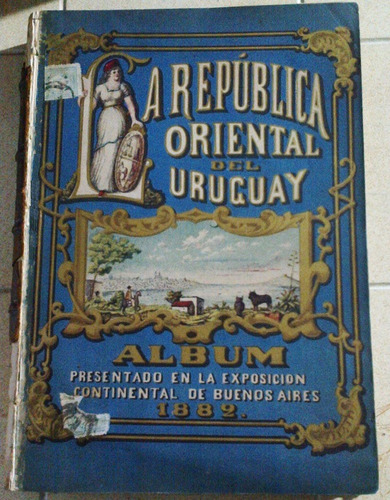 Francisco Berra Album República Oriental Uruguay1882 Firmado