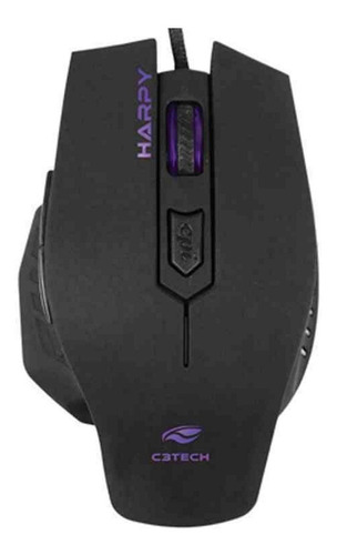 Mouse - Usb - C3 Tech - Gamer Harpy - Preto - Mg-100bk