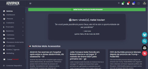 Sistema De Gestão Advogados Advopack