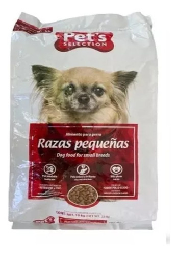 Croquetas Para Perro Sabor Pollo Asado Pet's Selection 10 Kg