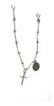 Comprar Pulsera Denario Plata 925 Bolitas 3mm + Chapita Grabada