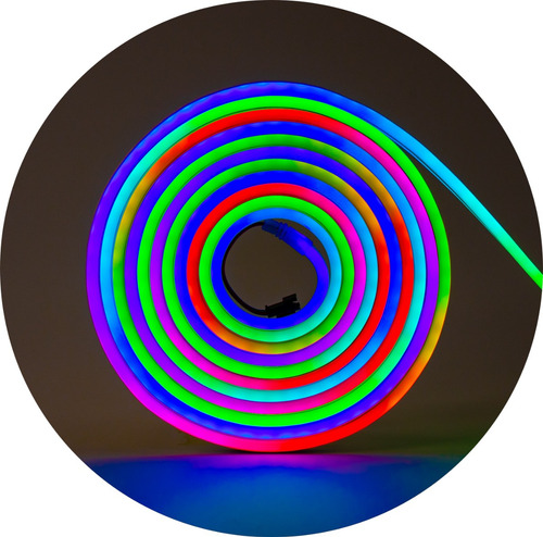 Mangueira Neon Ws2811 Digital 5m 12v Endereçavel Alto Brilho Luz Rgb