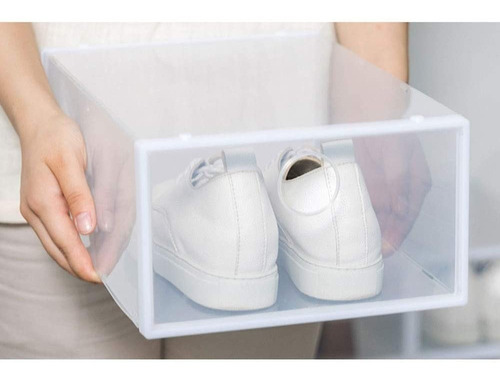 Caja Almacenamiento Zapatos Zapatilla Plástico Transparente 