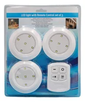 Comprar Pack De 3 Luces Led Control Remoto Inalámbricas Automático