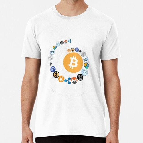 Remera Cryptocurrency , Bitcoin, Ethereum, Litecoin Algodon 