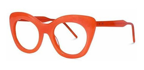 Montura - Voogueme Cat Eye Orange Blue Light Blocking Glasse