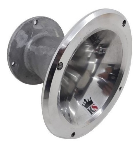 Corneta Kallaus Alumínio Ck 1450 Polida 6 Polegadas Flange