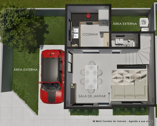 Imagem 7 de 8 de Sobrado Em Condomínio Com 3 Dormitórios À Venda Com 117.48m² Por R$ 450.000,00 No Bairro Parolin - Curitiba / Pr - M2pa-ra5