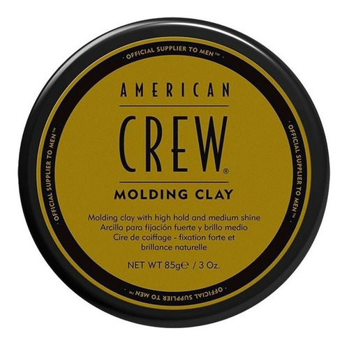 Cera Brillo Medio,fija Fuerte Molding Clay American Crew Men