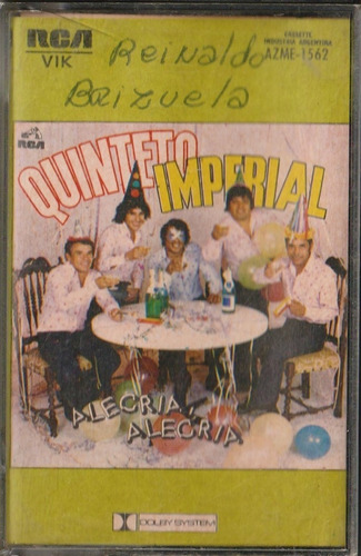 Quinteto Imperial - Alegria, Alegria (1982) Cassette