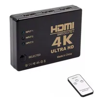 Comprar Hdmi Selector Switch Conmutador 3 Salidas Hdmi Contr. Remoto