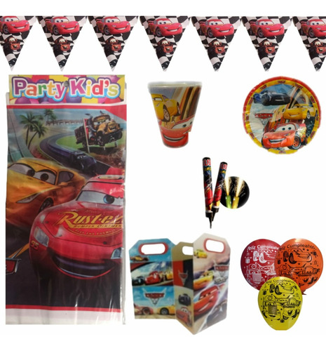 Cars Artículos Para Fiesta Decorar Cumpleaños 20 Niños